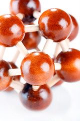 Wood molecular background