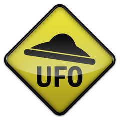 Warning Sign "UFO's"