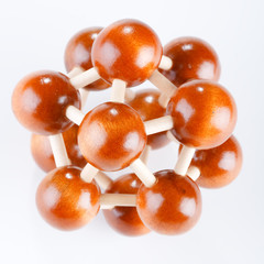 Wood molecular background