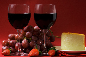 Wine and Cheese for two