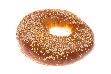 bagel on isolated