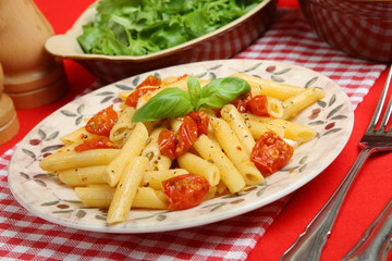 Rigatoni Pasta with Roast Cherry Tomatoes