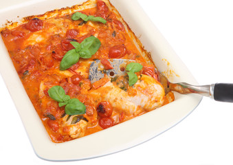 Chicken Cacciatore Casserole
