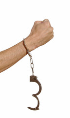 Hand in Handschellen