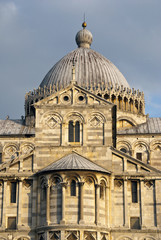 Fototapeta premium Architectural Detail of Piazza dei Miracoli, Pisa, Italy