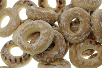doughnut-shaped bread rolls