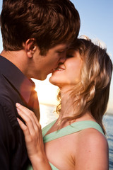 Romantic couple in love