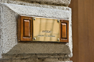 plaque avocat