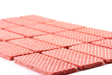 Pink wafers