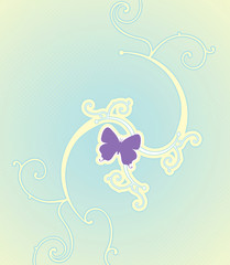 Butterfly & Decorative Elements.