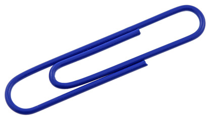 trombone bleu fond blanc