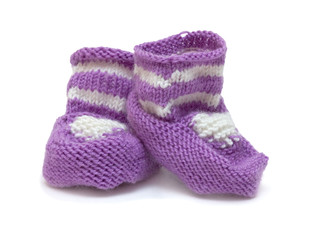Violet bootees