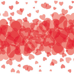 abstract background with hearts