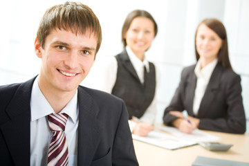 Fototapeta premium Businessteam
