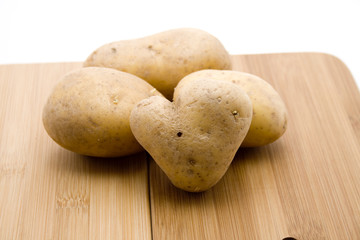 Kartoffel mit Herzform