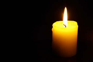 burning candle