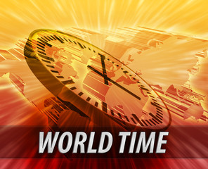 International time management background