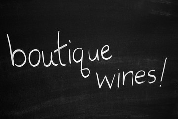 Botique wines