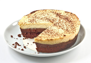 chocolate cheesecake