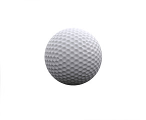 Isolated golf ball