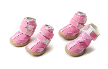 Pink Dogs boots