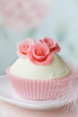 Rose cupcake