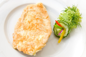 chop on the plate