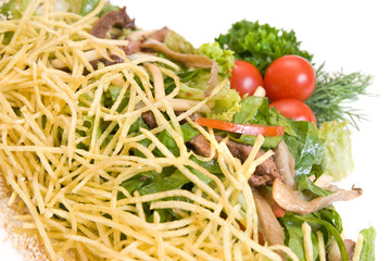 pasta with tomato and meat