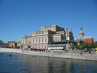 Fototapeta na wymiar Buildings in Stockholm (Sweden)
