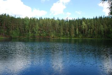 Devil lake, Latvia