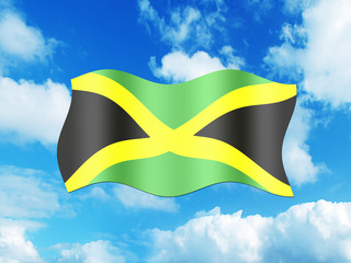bandeira da Jamaica © Alicina
