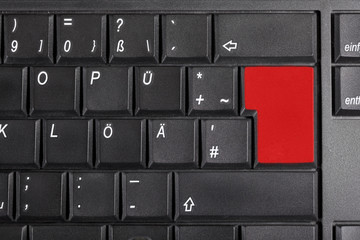 Tastatur rot