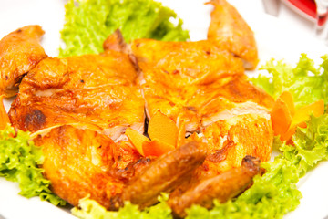 fried chicken in plate