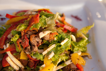 salad in plate