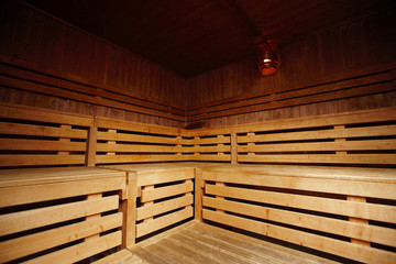 leere Sauna