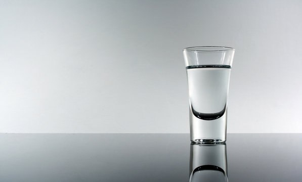 shot of alcohol, vodka Russian