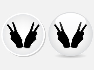 victory white buttons