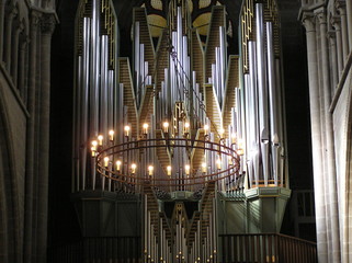 Obraz premium Órgano de la iglesia.