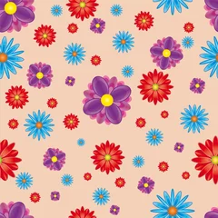 repeating flower background © Digitalpress