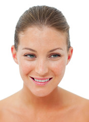 Obraz premium Attractive woman after having a spa treatment