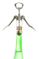 Sacacorchos en botella