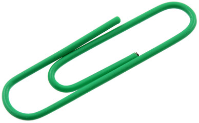 trombone vert fond blanc