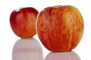 Two Red Apples