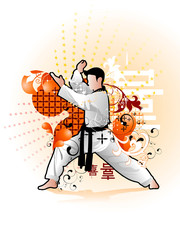 Karate vector composition