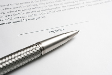 Ballpoint Pen with Contract