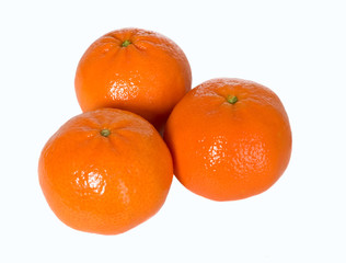 Mandarin fruit and orange juice in glass