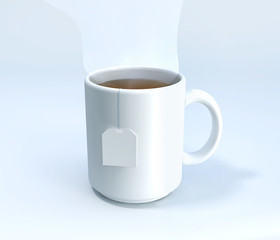 white cup