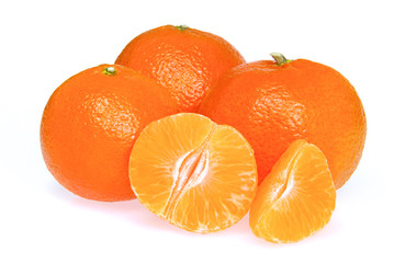 Mandarine freigestellt - tangerine isolated 03