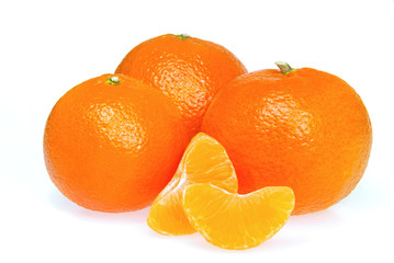 Mandarine freigestellt - tangerine isolated 04