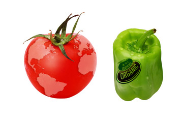 pepper and tomato